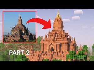 Minecraft - How to Build an Asian Temple [Tutorial] - Part 2