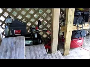 Real Simple way to hook 2 air compressers together to get more CFM to run air tools