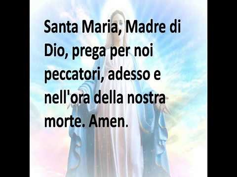 ave maria con testo - Preghiera