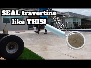 seal TRAVERTINE stones like a PRO (WITHOUT second guessing your work)