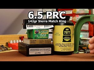 6.5 PRC - 142gr Sierra MatchKing with IMR 7977