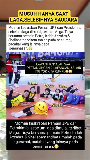 MUSUH HANYA SAAT LAGA,SELEBIHNYA SAUDARA #shorts #jpe #proliga2026