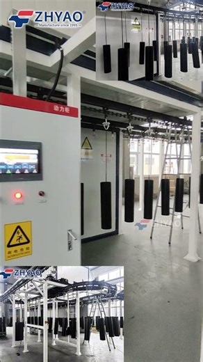 Automatic Powder Coating LineFor steel pip| Zhyao Technology Company #powdercoatingline