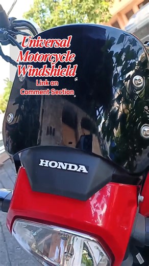 Universal Motorcycle Windshield #fypシ #motorcycle #accessories #lifestyle | Kaplog