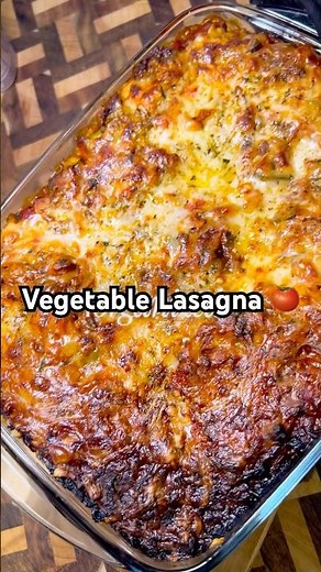 Vegetable Lasagna Recipe 🍅#lasagna #lasagnarecipe #vegetarianrecipes #veganrecipes #iwd2026 #recipe