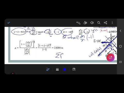 Kinetics of a particle ( normal and tangential coordinate 3)