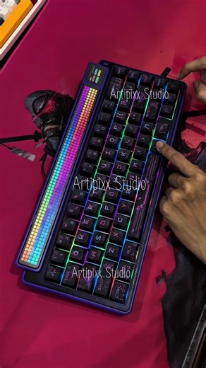 បច្ចេកវិទ្យាខ្សែ និង Wireless៖ Leobog AMG65 Keyboard