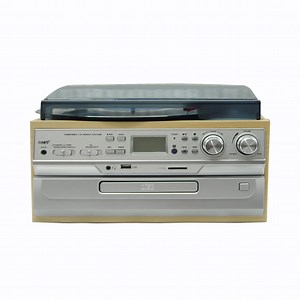 [Hot Item] Portable Retro Turntable Vinyl Record CD Player and Cassette Player