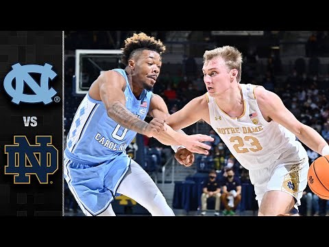 North Carolina vs. Notre Dame Men's Basketball Highlights (2021-22)