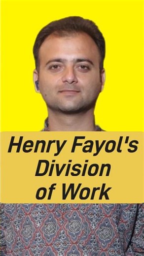Division of Work | Henri Fayol's Principles of Management | Class 12 BST #Class12BST #Shorts