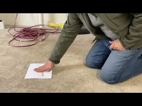 What direction is the pile of the carpet