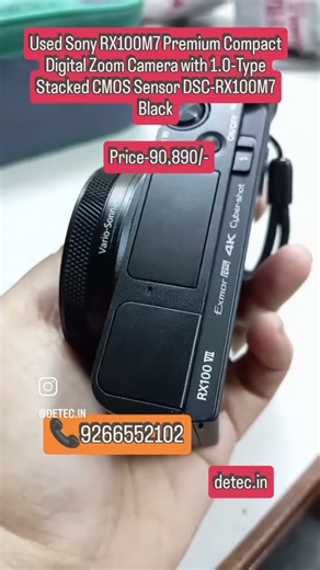 "Used Sony RX100M7: Like new, ready to shoot your next masterpiece! #CameraDeals"