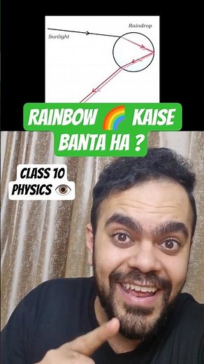 Formation of Rainbow 🌈 | Human eye 👀 and the colourful world | Class 10th #physics #10thclass