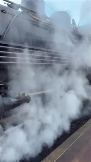 Steam Santa Ride! #SteamLocomotive #Shorts