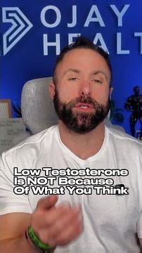 Low testosterone has nothing to do with your balls