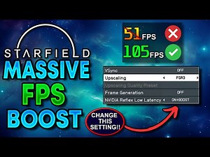 Starfield - Massive FPS BOOST Changing This Single Setting