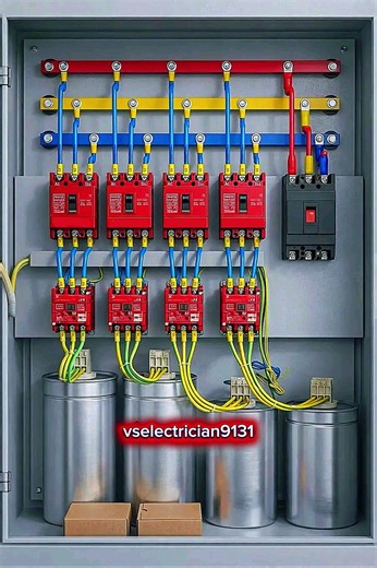 Capacitor Bank or an Automatic Power Factor Correction (APFC) Panel #capacitance #signalintegrity
