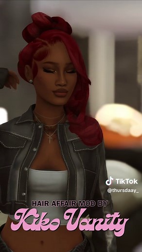 Y’all Kiko Vanity has been coming out with straight bangers for the last six months 😭 && then they put the cherry on top by collabing with some of my favorite Sims 4 cc hair creators like SiikGlobal , Kie Gross , FashionSimsta , BrandySims and moreee for this mod . If you like adding realistic routines to your Sims gameplay , you need this mod ! #sims4cc #sims4mods #simstok #sims4 #fyp