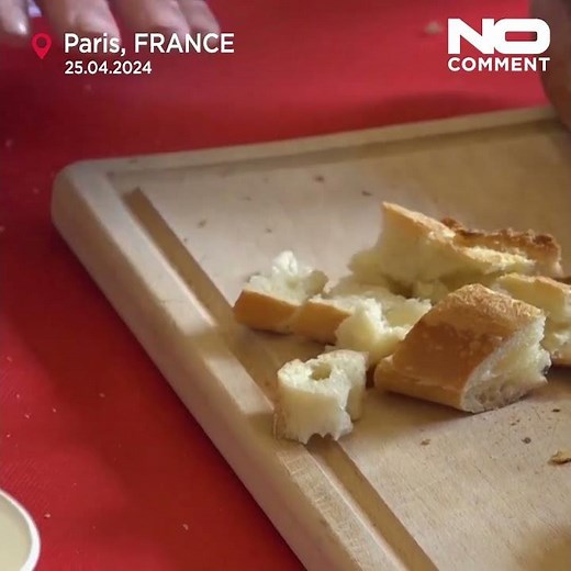 Xavier Netry celebrates winning the best baguette in Paris competition #nocomment