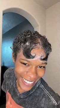 My hair is actually growing # #balding #haircare #hairloss #naturalhair #pixiecut