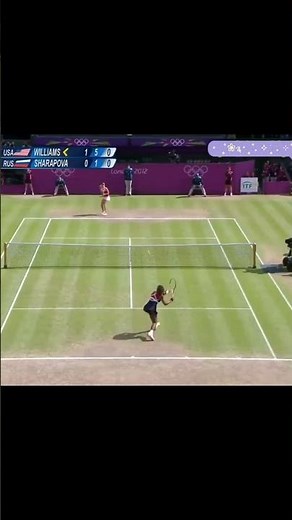 🎾 Maria Sharapova Stunning Winner vs Serena Williams | Olympic Final 2012 #6 #tennisshorts #tennis