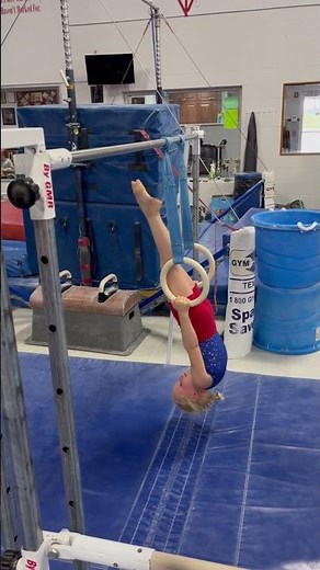 Gymnastics: back hip circle candlestick drill