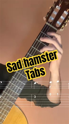 Sad hamster tabs #sadhamster #tabs #fingerstyle #tutorial
