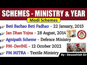 Government Schemes 2014 to 2023 Current Affairs | Current Affairs 2023 | All Schemes | Dewashish Sir