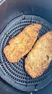 Air fryer chicken cutlets turn out crispy, golden, juicy, and delicious – perfect with veggies, over salads, with pasta, and more. Have you made these yet? | Skinnytaste