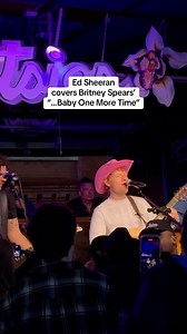Was Ed Sheeran wearing a pink cowboy hat, covering Britney Spears in Nashville on your 2025 bingo card? 💖 Sheeran popped up in Music City after surprising fans with a street parade in New Orleans, with apparently more surprises to come 👀 | Billboard