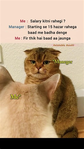 Me And Maneger 😅 #relatable #aesthetic #funny #memes #catmemes #explore #popular #shorts