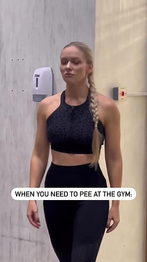 When you need to pee at the gym 😭 Does this happen to you too? #gymhumor #relatable #gymgirly #funnygymmemes #relatablecontent #canyourelate