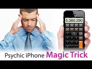 Simple & Easy PSYCHIC MAGIC TRICK Tutorial using iPhone, iPod, iPad