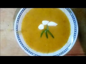 SILVESTERMENÜ I - KÜRBIS-ORANGEN-SUPPE (VEGAN)