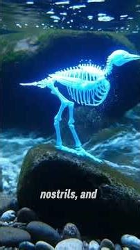 Did you know that there's a small bird that can actually walk underwater? #animals