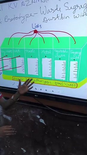 Waste Segregation Dustbin alert System #delhi #education #varanasi #vbb #experiment #azamgarh #mca