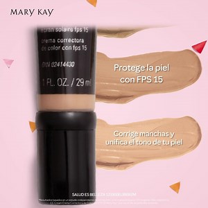 La CC Cream Crema Correctora de Color con FPS 15 Mary Kay® ofrece una cobertura ligera, perfecta para el uso diario. 💖​ #MaryKayDeMéxico | Mary Kay de México