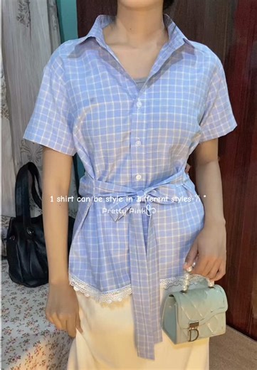 Your Most Loved And Demanded Lace Shirt🤍 Sizes Can Be Customized💌#fypシ゚ #fittedshirt #customized #onlinestore