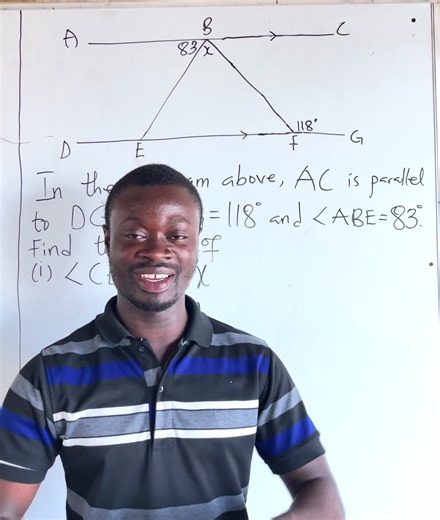 Only real Maths brains can solve this geometry challenge! 🧠📐 can you find the missing angles CBF and x? Don’t rush! Apply your knowledge of parallel lines, alternate angles and angles on a straight line. 🎯 CHALLENGE: Solve it before watching the full solution! 💬 Drop your answers in the comments. Let’s see how many of you can get both answers right! Follow @Quicksolvescience for more Maths and Science challenges. 🚀 #STEMtok #MathChallenge #Geometry #LearnOnTikTok #Quicksolvescience @Krypton