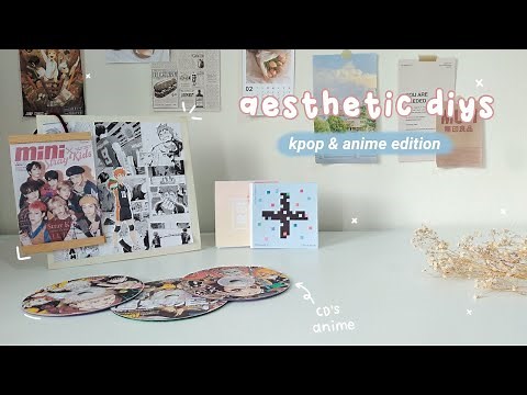 kpop & anime diys para decorar o regalar /aesthetic DIY