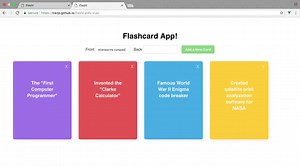 Displaying and Flipping Cards