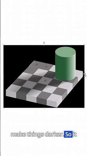 The Mind-Blowing Checker Shadow Illusion 🧠👀 | Science Explained