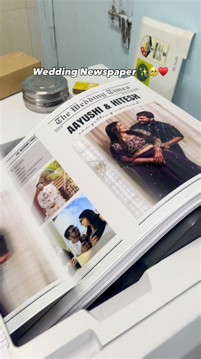 Handmade World Craft Supplies on Instagram: "Get custom made newspaper for your wedding ✨🫰"