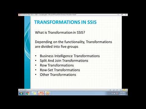 TYPES OF TRANSFORMATIONS IN SSIS | SSIS TUTORIAL FOR BEGINNERS