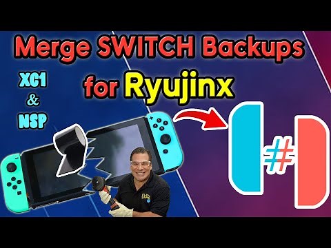 How to COMBINE Switch Backups for RYUJINX or SUYU (XC1 or NSP Files)