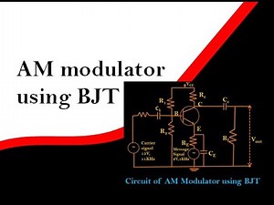 AM modulator using BJT