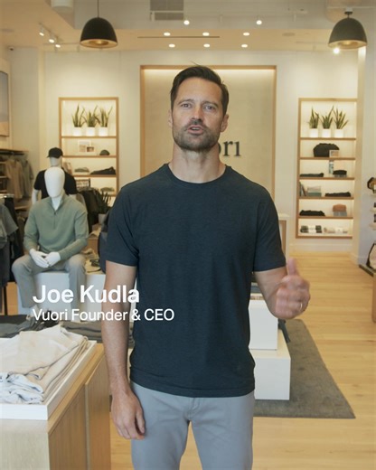 Have you met our best-selling Strato Collection? Vuori CEO and Founder Joe Kudla shares what he loves (and why you need it). | Vuori