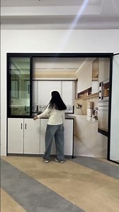 Open kitchen partition solutions