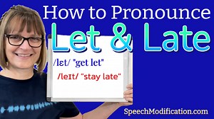 6.3K views · 539 reactions | How to Pronounce Let vs. Late: Vowel ɛ and Diphthong eɪ in American English. | Speech Modification | Facebook