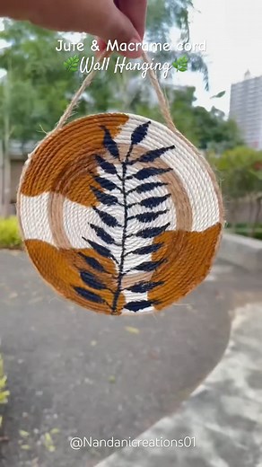 2.8K views · 15 reactions |  DIY Jute & Macrame Wall Hanging | Boho Home Decor Idea #youtubeshorts #diy | Durgesh Nandani | Facebook